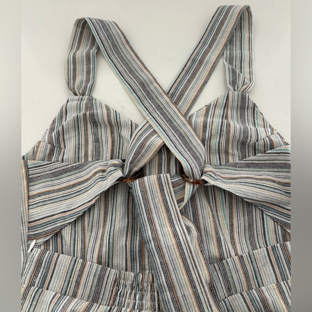 Knot Sisters Striped Jumpsuit NWT - Picture 6 of 14